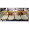 Image 1 : 4 VINTAGE TEAK DINING CHAIRS