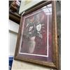 Image 3 : OIL PAINTING SIGNED AND FRAMED FLORAL PRINT