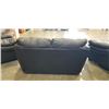 Image 8 : 3pc BLACK LEATHER SOFA SET, NO RIPS OR TEARS, INCLUDES SOFA, LOVESEAT AND CHAIR