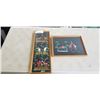 Image 1 : 2 SMALL AFRICAN FRAMED ART WORKS