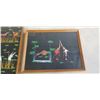 Image 3 : 2 SMALL AFRICAN FRAMED ART WORKS