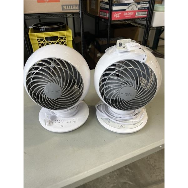 2 WOOZOO OSCILLATING FANS BOTH WORKKNG