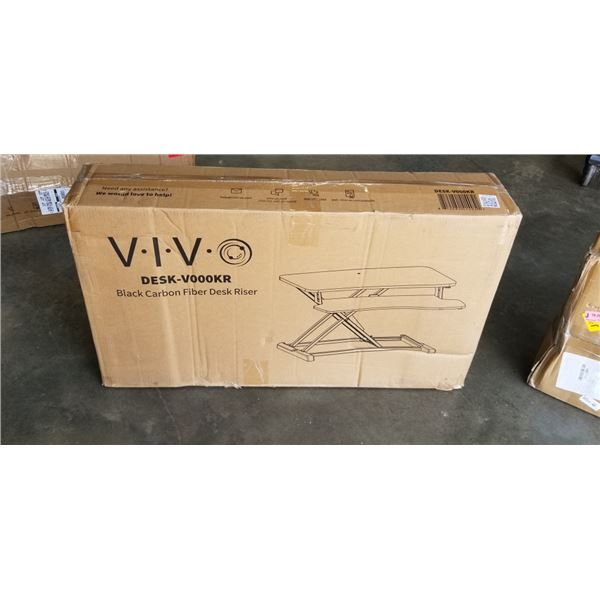 VIVO BLACK CARBON FIBRE DESK RISER