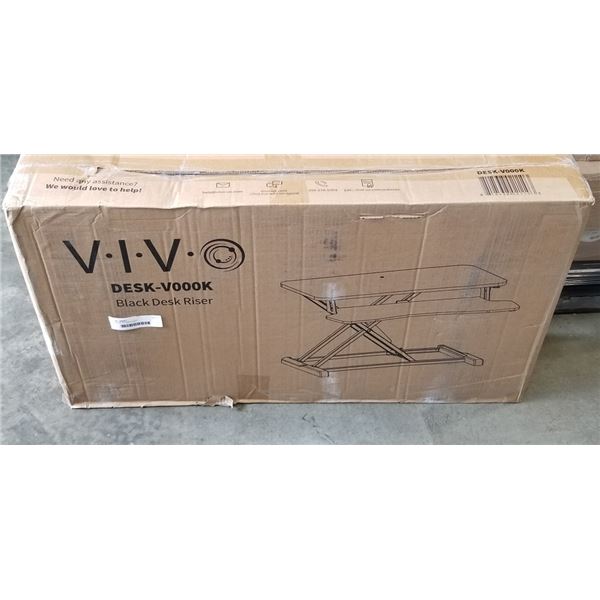 VIVO BLACK DESK RISER