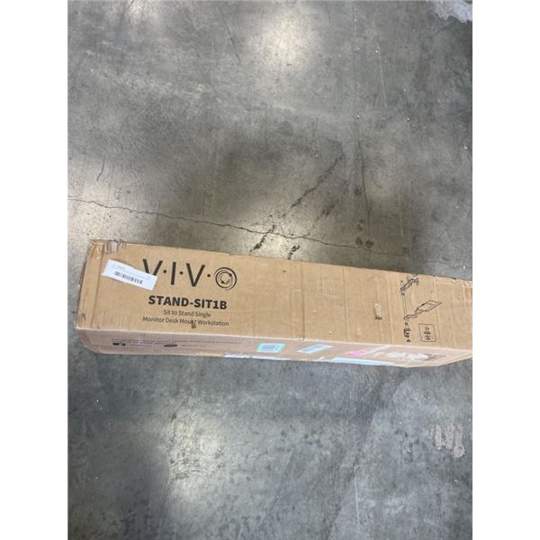 VIVO SIT TO STAND SINGLE MONITOR DESK WORKSTATION