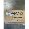 Image 2 : VIVO SIT TO STAND SINGLE MONITOR DESK WORKSTATION