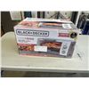 Image 1 : BLACK AND DECKER 4-SLICE AIR FRY TOASTER OVEN - TESTED WORKING, RETAIL $179