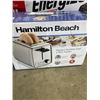 Image 1 : HAMILTON BEACH 2 SLICE MODERN CHROME TOASTER - TESTED WORKING