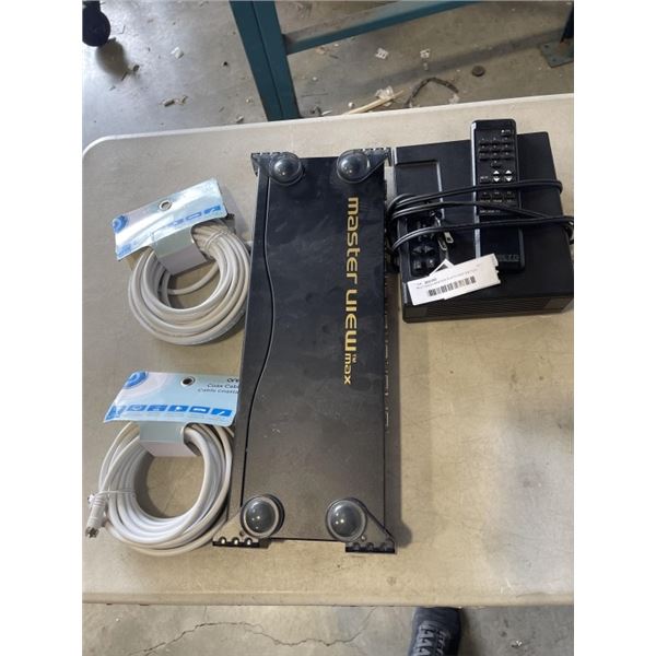 MULTIVIEW MASTER PLATFORM SWITCH, JERROLD STARCOM, AND 2 NEW COAX CABLES