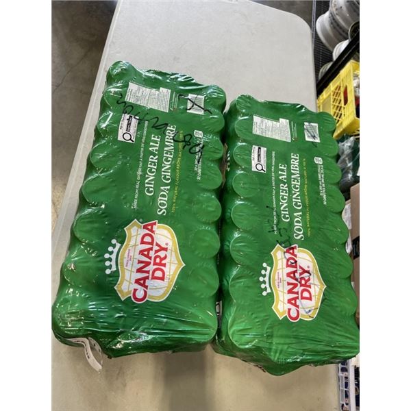 2 CASES (32 CANS EACH) CANADA DRY