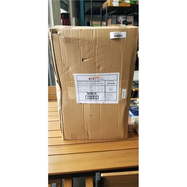 NEW ALUMINUM COMMODE CHAIR WITH LOCKABLE WHEELS