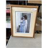 Image 1 : VINTAGE FRAMED MOTHER PICTURE SIGNED