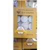 Image 3 : 12 NEW PACKS OF 12 NATURAL BEESWAX TEA LIGHTS