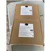 Image 1 : 2 LIGHTWEIGHT SUPER SOFT EASY CARE MICROFIBER SHEET SET WITH 14" DEEP POCKETS. BLACK