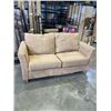 Image 1 : MODERN BROWN FABRIC HIDEABED    GOOD CONDITION