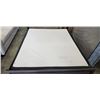 Image 3 : MODERN QUEEN SIZE BED FRAME WITH SLIM BOX SPRING