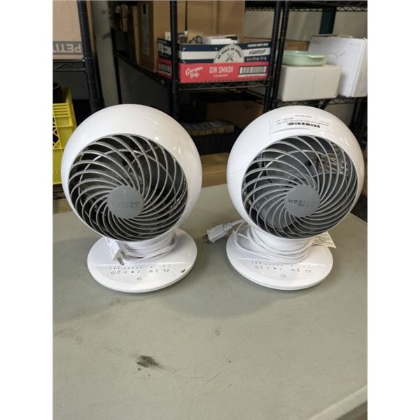 2 WOOZOO OSCILLATING FANS BOTH WORKKNG