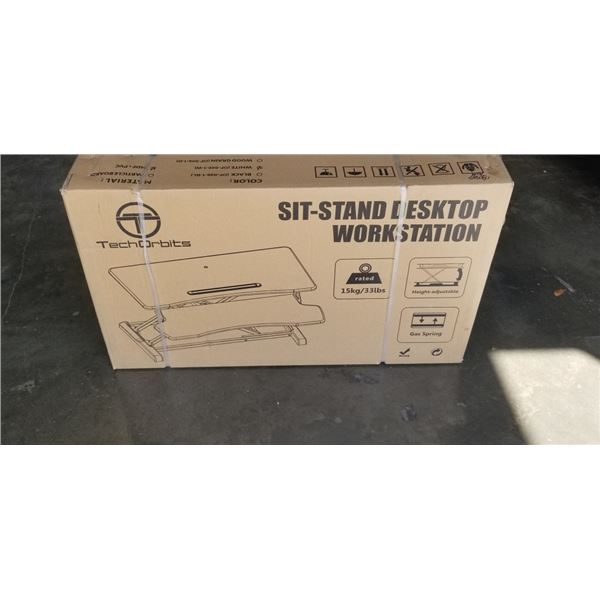 TECHORBITS SIT TO STAND DESK TOP WORKSTATION