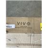 Image 2 : VIVO WHITE MULTI PURPOSE MOBLIE PODIUM AND VIVO BLACK TV CART