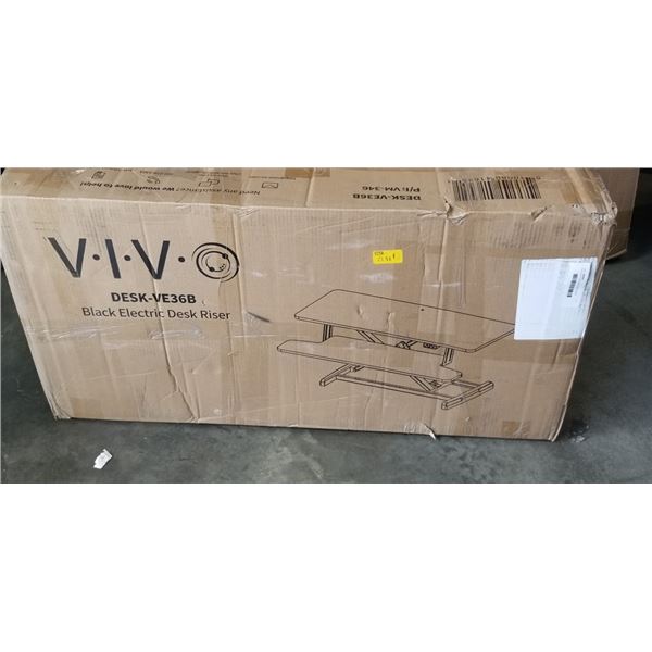 VIVO BLACK ELECTRIC DESK RISER