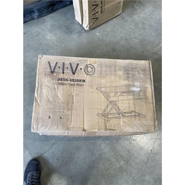 VIVO WHITE DESK RISER