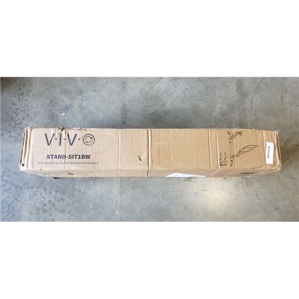 VIVO SIT TO STAND MONITOR WALL MOUNT WORKSTATION