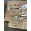 Image 2 : VIVO VINTAGE BROWN DESK TOP DESK RISER AND VIVO CAR LAPTOP MOUNT