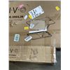 Image 3 : VIVO VINTAGE BROWN DESK TOP DESK RISER AND VIVO CAR LAPTOP MOUNT