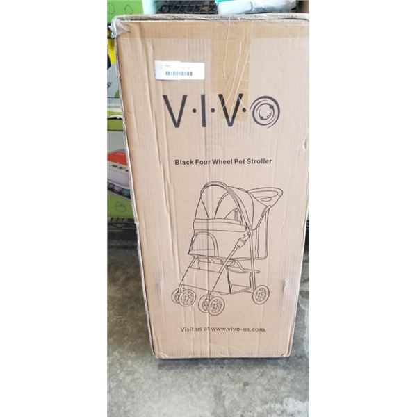 VIVO FOUR WHEEL PET STROLLER