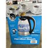 Image 3 : HAMILTON BEACH COMPACT 1L GLASS ELECTRIC KETTLE - TESTED WORKING