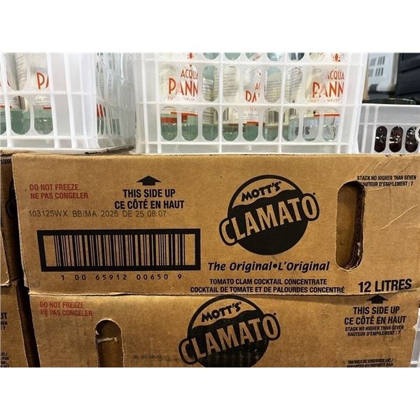 12L MOTTS CLAMATO COCKTAIL BEST BEFORE 12/25/26