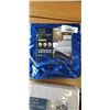 Image 3 : 2 NEW 4PC KINGSIZE SHEET SETS, LUXURY SATIN, BLUE AND TAUPE