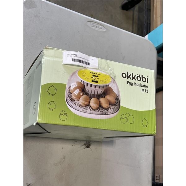 OKKOBI EGG INCUBATOR MODEL M12