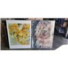 Image 1 : 2 FLORAL PAINTINGS ONE IS SIGNED