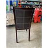 Image 6 : 3 LEATHER INSERT DINING CHAIRS