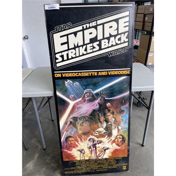 VINTAGE STARWARS ADVERT 23" x 53"
