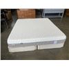 Image 1 : KING SIZE TEMPER PEDIC MATTRESS W/ SPLIT BOX SPRING