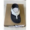 Image 1 : NEW OLUKAI OHANA WHITE / BLACK  WOMENS SIZE 8