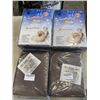 Image 1 : 2 NEW WASHABLE LARGE PET PADS AND 2 NEW ABSORBENT PET FOOD MATTS