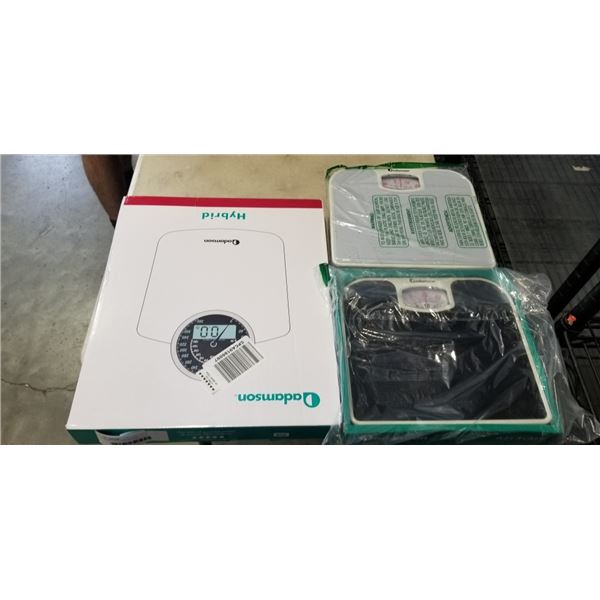 3 ADAMSON FLOOR SCALES