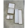 Image 2 : NEW CASE OF 100 ASSORTED SIZE KRAFT JEWELLERY BOXES