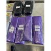 Image 3 : 2 NEW NINTENDO SWITCH CARRY CASES, LOT OF PUPRPLE PLASTIC SHOPPING BAGS AND 3 NEW PUZZLES