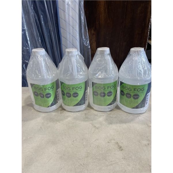 4 NEW 64 FL OZ JUGS OF BOG FOG HIGH DENSITY FOG LIQUID