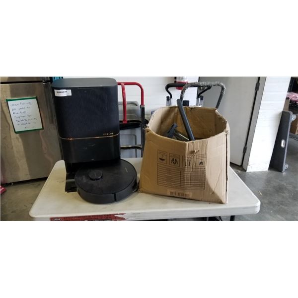 BOX OF ASSORTED VACUUM PARTS