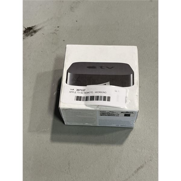 APPLE TV W/ REMOTE - WORKING