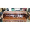 Image 2 : ROLL TOP DESK WITH KEY