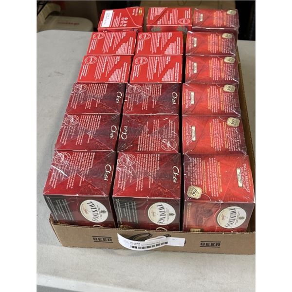 TRAY OF NEW TWINNINGS TEA