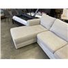 Image 2 : POTTERYBARN 2 PIECE GREY SECTIONAL COUCH