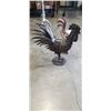 Image 3 : 2 ROOSTER AND CHICKEN GARDEN FIGURES
