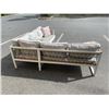 Image 3 : L SHAPE OUTDOOR PATIO SECTIONAL WITH THROW CUSHIONS, IN GOOD CONDITION